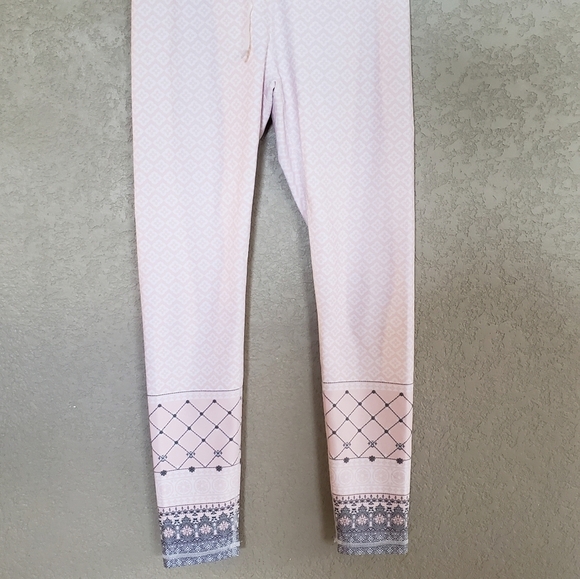 Sarah's Day white fox active leggings size Medium - Picture 2 of 5